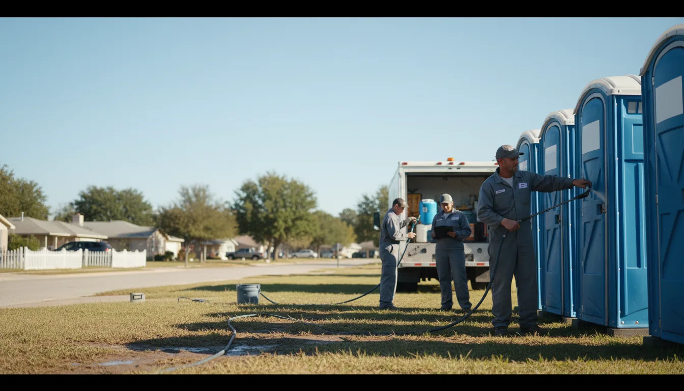 Long-Term Portable Toilet Rental in Lexington, GA near me